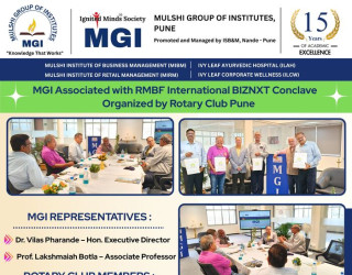 MGI Associated with RMBF International BIZNXT Conclave Organized by Rotary Club Pune