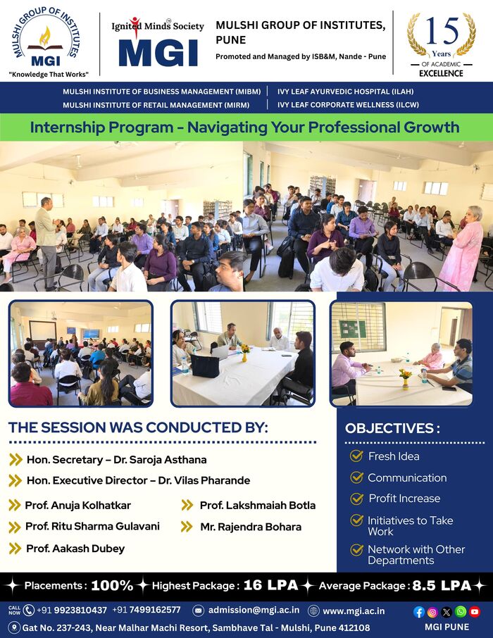 Internship Program - Navigating Your Professional Growth