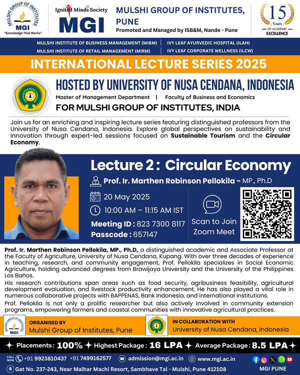 International Lecture Series - Lecture 2 : Circular Economy