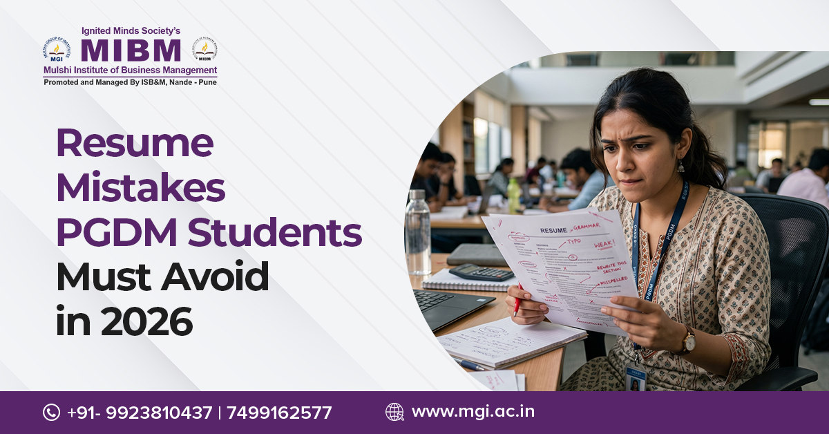 Resume Mistakes PGDM Students Must Avoid in 2026