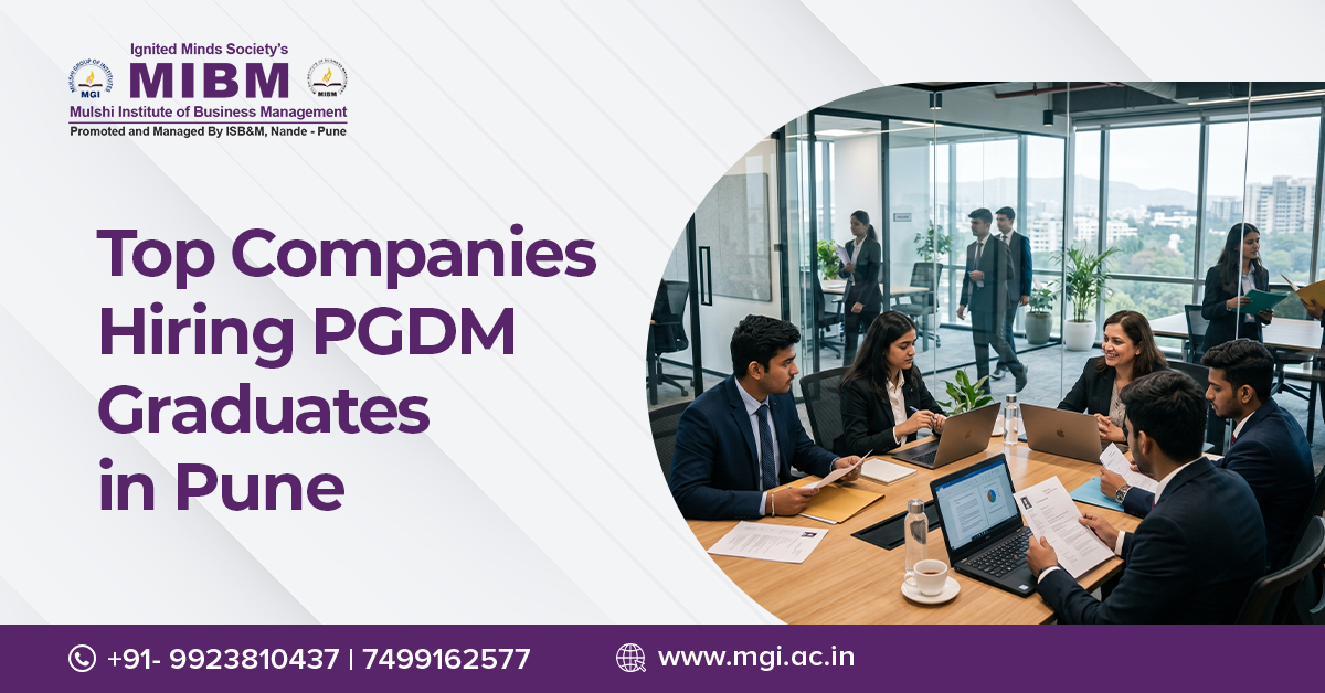 Top Companies Hiring PGDM Graduates in Pune